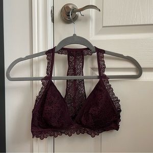 Aerie Bralette - Maroon